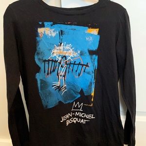 Long sleeve John- Michel Basquiat graphic tee